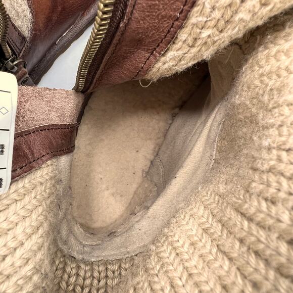 UGG Rosalie Knit/Leather Mid Calf Boots 7 - Picture 10 of 16